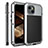 Funda Lujo Marco de Aluminio Carcasa 360 Grados HJ2 para Apple iPhone 15