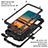 Funda Lujo Marco de Aluminio Carcasa 360 Grados M01 para Samsung Galaxy S21 5G