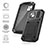 Funda Lujo Marco de Aluminio Carcasa 360 Grados RJ4 para Apple iPhone 14