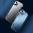 Funda Lujo Marco de Aluminio y Silicona Carcasa Bumper AT1 para Apple iPhone 13 Pro