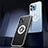 Funda Lujo Marco de Aluminio y Silicona Carcasa Bumper con Mag-Safe Magnetic JL4 para Apple iPhone 15 Pro