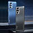 Funda Lujo Marco de Aluminio y Silicona Carcasa Bumper J01 para Oppo A74 5G