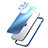Funda Lujo Marco de Aluminio y Silicona Carcasa Bumper JL1 para Apple iPhone 14