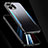 Funda Lujo Marco de Aluminio y Silicona Carcasa Bumper JL3 para Apple iPhone 13