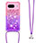 Funda Silicona Carcasa Goma Bling-Bling con Acollador Cordon Lanyard S01 para Google Pixel 8 5G