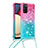 Funda Silicona Carcasa Goma Bling-Bling con Acollador Cordon Lanyard S01 para Samsung Galaxy A03s