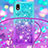 Funda Silicona Carcasa Goma Bling-Bling con Acollador Cordon Lanyard S01 para Samsung Galaxy M01 Core