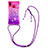 Funda Silicona Carcasa Goma Bling-Bling con Acollador Cordon Lanyard S01 para Samsung Galaxy M01s