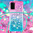 Funda Silicona Carcasa Goma Bling-Bling con Acollador Cordon Lanyard S01 para Samsung Galaxy S20