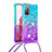 Funda Silicona Carcasa Goma Bling-Bling con Acollador Cordon Lanyard S01 para Samsung Galaxy S20 FE 4G