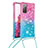 Funda Silicona Carcasa Goma Bling-Bling con Acollador Cordon Lanyard S01 para Samsung Galaxy S20 FE 4G