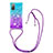 Funda Silicona Carcasa Goma Bling-Bling con Acollador Cordon Lanyard S01 para Samsung Galaxy S20 FE 4G