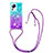 Funda Silicona Carcasa Goma Bling-Bling con Acollador Cordon Lanyard S01 para Xiaomi Civi 2 5G