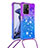 Funda Silicona Carcasa Goma Bling-Bling con Acollador Cordon Lanyard S01 para Xiaomi Mi 11T 5G