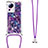 Funda Silicona Carcasa Goma Bling-Bling con Acollador Cordon Lanyard S02 para Xiaomi Civi 2 5G