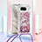 Funda Silicona Carcasa Goma Bling-Bling con Acollador Cordon Lanyard S03 para Google Pixel 8 5G