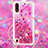 Funda Silicona Carcasa Goma Bling-Bling con Acollador Cordon Lanyard S03 para Samsung Galaxy A01 SM-A015