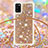 Funda Silicona Carcasa Goma Bling-Bling con Acollador Cordon Lanyard S03 para Samsung Galaxy A41