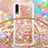 Funda Silicona Carcasa Goma Bling-Bling con Acollador Cordon Lanyard S03 para Samsung Galaxy A50S