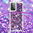 Funda Silicona Carcasa Goma Bling-Bling con Acollador Cordon Lanyard S03 para Samsung Galaxy A52 4G