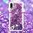 Funda Silicona Carcasa Goma Bling-Bling con Acollador Cordon Lanyard S03 para Samsung Galaxy M10