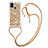 Funda Silicona Carcasa Goma Bling-Bling con Acollador Cordon Lanyard S03 para Samsung Galaxy M31 Prime Edition