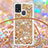 Funda Silicona Carcasa Goma Bling-Bling con Acollador Cordon Lanyard S03 para Samsung Galaxy M31 Prime Edition