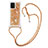 Funda Silicona Carcasa Goma Bling-Bling con Acollador Cordon Lanyard S03 para Samsung Galaxy M80S