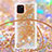 Funda Silicona Carcasa Goma Bling-Bling con Acollador Cordon Lanyard S03 para Samsung Galaxy Note 10 Lite