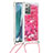 Funda Silicona Carcasa Goma Bling-Bling con Acollador Cordon Lanyard S03 para Samsung Galaxy Note 20 5G