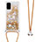 Funda Silicona Carcasa Goma Bling-Bling con Acollador Cordon Lanyard S03 para Samsung Galaxy S20