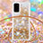 Funda Silicona Carcasa Goma Bling-Bling con Acollador Cordon Lanyard S03 para Samsung Galaxy S20