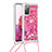 Funda Silicona Carcasa Goma Bling-Bling con Acollador Cordon Lanyard S03 para Samsung Galaxy S20 FE 4G