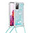 Funda Silicona Carcasa Goma Bling-Bling con Acollador Cordon Lanyard S03 para Samsung Galaxy S20 FE 4G