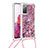 Funda Silicona Carcasa Goma Bling-Bling con Acollador Cordon Lanyard S03 para Samsung Galaxy S20 FE 4G