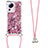 Funda Silicona Carcasa Goma Bling-Bling con Acollador Cordon Lanyard S03 para Xiaomi Civi 2 5G