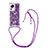 Funda Silicona Carcasa Goma Bling-Bling con Acollador Cordon Lanyard S03 para Xiaomi Civi 2 5G