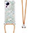 Funda Silicona Carcasa Goma Bling-Bling con Acollador Cordon Lanyard S03 para Xiaomi Civi 2 5G