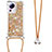 Funda Silicona Carcasa Goma Bling-Bling con Acollador Cordon Lanyard S03 para Xiaomi Civi 2 5G