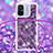 Funda Silicona Carcasa Goma Bling-Bling con Acollador Cordon Lanyard S03 para Xiaomi Poco C55