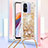 Funda Silicona Carcasa Goma Bling-Bling con Acollador Cordon Lanyard S03 para Xiaomi Poco C55