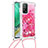 Funda Silicona Carcasa Goma Bling-Bling con Acollador Cordon Lanyard S03 para Xiaomi Redmi K30S 5G