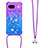 Funda Silicona Carcasa Goma Bling-Bling con Acollador Cordon Lanyard YB1 para Google Pixel 8a 5G