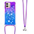 Funda Silicona Carcasa Goma Bling-Bling con Acollador Cordon Lanyard YB1 para Motorola Moto G Stylus (2023) 4G