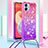 Funda Silicona Carcasa Goma Bling-Bling con Acollador Cordon Lanyard YB1 para Samsung Galaxy A04E