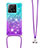 Funda Silicona Carcasa Goma Bling-Bling con Acollador Cordon Lanyard YB1 para Xiaomi Mi 13T 5G