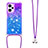 Funda Silicona Carcasa Goma Bling-Bling con Acollador Cordon Lanyard YB1 para Xiaomi Poco F5 5G