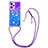 Funda Silicona Carcasa Goma Bling-Bling con Acollador Cordon Lanyard YB1 para Xiaomi Poco F5 5G