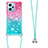 Funda Silicona Carcasa Goma Bling-Bling con Acollador Cordon Lanyard YB1 para Xiaomi Poco X5 5G