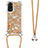 Funda Silicona Carcasa Goma Bling-Bling con Acollador Cordon Lanyard YB1 para Xiaomi Redmi Note 11 4G (2022)